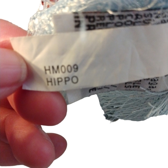 Ganz Webkinz Light Blue Hippo  Collectible Unique Texture Soft & Whimsical NWT - Picture 9 of 11